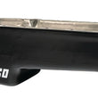 Load image into Gallery viewer, Moroso Pre-80 Chevrolet Small Block (w/Driver Side Dipstick) Wet Sump 5qt 7.5in Steel Oil Pan - Blk - Side View