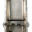 Load image into Gallery viewer, Moroso Pre-80 Chevrolet Small Block (w/Driver Side Dipstick) Wet Sump 5qt 7.5in Steel Oil Pan - Blk - Back View