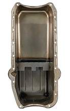 Load image into Gallery viewer, Moroso Pre-80 Chevrolet Small Block (w/Driver Side Dipstick) Wet Sump 7qt 9.5in Steel Oil Pan - Blk - Main Product View