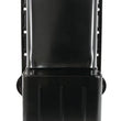 Load image into Gallery viewer, Moroso Pre-80 Chevrolet Small Block (w/Driver Side Dipstick) Wet Sump 7qt 9.5in Steel Oil Pan - Blk - Back View