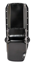 Load image into Gallery viewer, Moroso Pre-85 Chevrolet Small Block (w/Driver Side Dipstick) Wet Sump 6qt 8.25in Steel Oil Pan - Blk - Main Product View