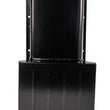 Load image into Gallery viewer, Moroso Pre-85 Chevrolet Small Block (w/Driver Side Dipstick) Wet Sump 7qt 8.25in Steel Oil Pan - Blk - Back View