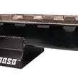Load image into Gallery viewer, Moroso Pre-85 Chevrolet Small Block (w/Driver Side Dipstick) Wet Sump 7qt 8.25in Steel Oil Pan - Blk - Installation View
