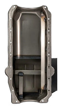 Load image into Gallery viewer, Moroso Pre-85 Chevrolet Small Block (w/Passenger Side Dipstick) Wet Sump 7qt 8in Steel Oil Pan - Blk - Main Product View
