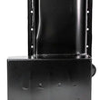 Load image into Gallery viewer, Moroso Pre-85 Chevrolet Small Block (w/Passenger Side Dipstick) Wet Sump 7qt 8in Steel Oil Pan - Blk - Back View