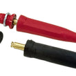 Load image into Gallery viewer, Moroso Quick-Disconnect Flush Mount Battery Cable Connectors - 1 Black - 1 Red