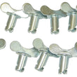 Load image into Gallery viewer, Moroso Quick Fastener - Butterfly Head - 5/16in x .500in - Steel - 10 Pack