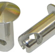 Load image into Gallery viewer, Moroso Quick Fastener - Oval Head - 5/16in x .550in - Aluminum - 10 Pack