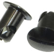 Load image into Gallery viewer, Moroso Quick Fastener - Oval Head - 7/16in x .450in - Aluminum - Black - 10 Pack