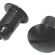 Load image into Gallery viewer, Moroso Quick Fastener - Oval Head - 7/16in x .500in - Aluminum - Black - 10 Pack