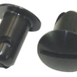 Load image into Gallery viewer, Moroso Quick Fastener - Oval Head - 7/16in x .550in - Aluminum - Black - 10 Pack