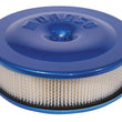 Load image into Gallery viewer, Moroso Race/Street Air Cleaner - 8-1/2in x 2-3/8in Filter - Aluminum - Blue Powder Coat