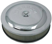 Load image into Gallery viewer, Moroso Racing Air Cleaner - 14in x 3in Filter - Steel - Chrome Plated