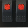 Load image into Gallery viewer, Moroso Rocker Switch Panel - Flat Surface Mount - LED w/USB - 2.488in x 7.85in -Five On/Off Switches