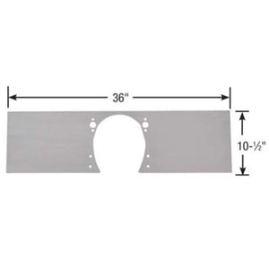 Moroso SBC & 90 Degree V6 2 Piece Seal Engines Front Motor Plate