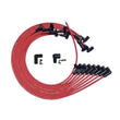 Load image into Gallery viewer, Moroso SBC Under Header 90 Deg Plug HEI Ultra Spark Plug Wire Set - Red