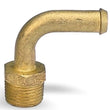 Load image into Gallery viewer, Moroso Streamline Fuel Line Fitting - 3/8in NPT to 3/8in Hose - 90 Degree - Single