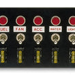 Load image into Gallery viewer, Moroso Toggle Switch Panel - Accessory - 4in x 6.75in - Five On/Off Switches