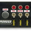 Load image into Gallery viewer, Moroso Toggle Switch Panel - Drag Race - 4in x 7.75in - Five On/Off Switches