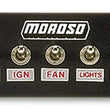 Load image into Gallery viewer, Moroso Toggle Switch Panel - Econo - 4in x 5in - Four On/Off Switches
