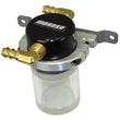 Load image into Gallery viewer, Moroso Universal Air/Oil Separator Catch Can - Small Body w/o Drain - Billet Alum - Blk/Clear Bottom