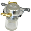 Load image into Gallery viewer, Moroso Universal Air/Oil Separator Catch Can - Small Body w/o Drain - Billet Alum - Raw/Clear Bottom