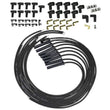Load image into Gallery viewer, Moroso Universal HEI/Non-HEI Style Caps Ultra 350 8mm Multi-Angle Boot Spark Plug Wire Set - Black
