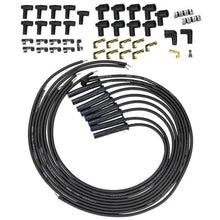 Load image into Gallery viewer, Moroso Universal HEI/Non-HEI Style Caps Ultra 350 8mm Multi-Angle Boot Spark Plug Wire Set - Black
