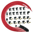 Load image into Gallery viewer, Moroso Universal Ignition Wire Set - Blue Max - Spiral Core - Unsleeved - 90 Degree - Red - Main Product View