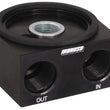 Load image into Gallery viewer, Moroso Universal Oil Filter Adapter - Sandwich - Oil Cooler - 20mm-1.5in Thread &amp; 2-5/8in O-Ring