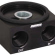 Load image into Gallery viewer, Moroso Universal Oil Filter Adapter - Sandwich - Oil Cooler - 22mm-1.5in Thread &amp; 2-5/8in O-Ring