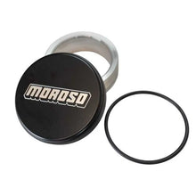 Load image into Gallery viewer, Moroso Weld-In Fill Cap w/Neck/Bung &amp; O-Ring - Black