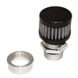 Load image into Gallery viewer, Moroso Weld-On Valve Cover Breather Kit - Aluminum Valve Covers - Black Finish