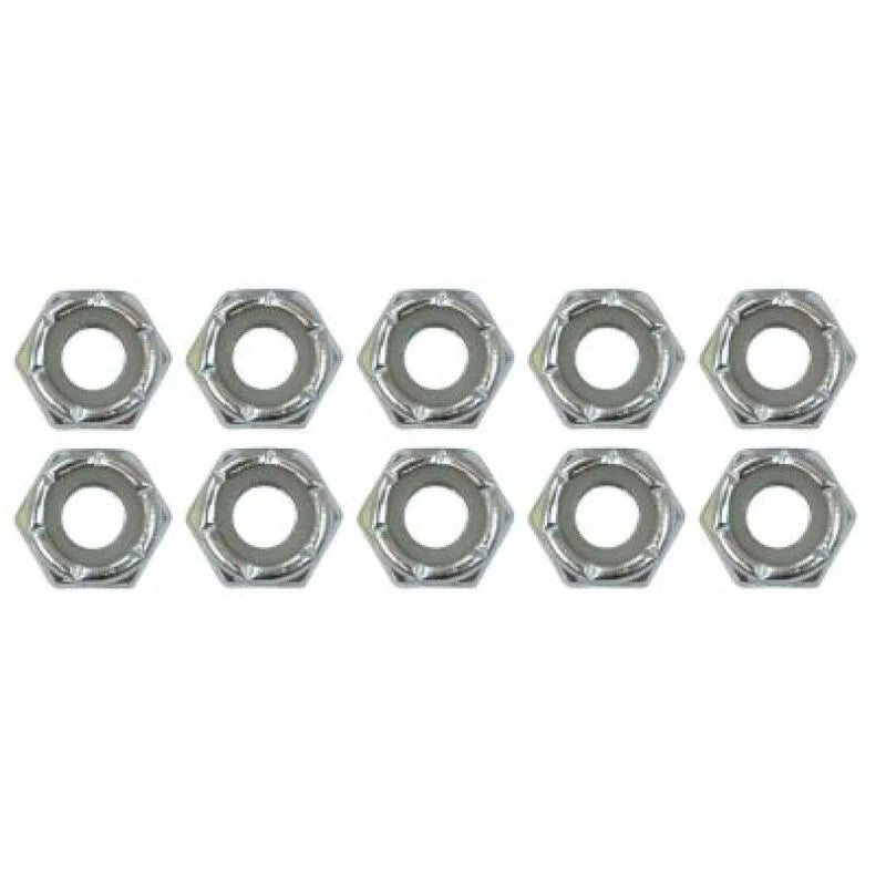 Moroso Zinc Nylock Nuts - 1/4-20 (10 Pack)