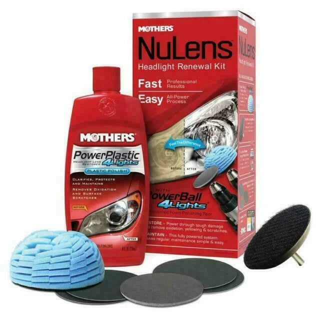 Mothers Powerball 4 Lights Headlight Restore Kit 07251