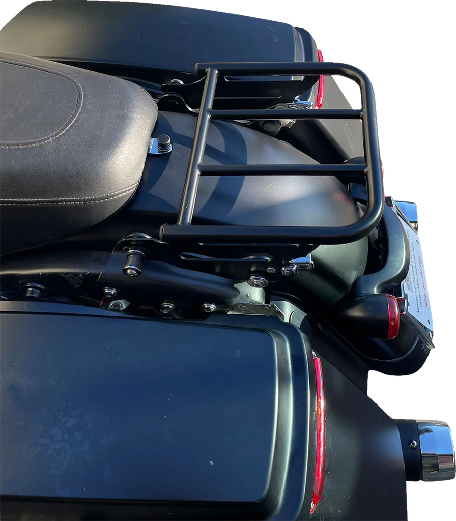 Motherwell 2-Up Luggage Rack - Detachable - Gloss Black MWL-457A-GB - Detail View