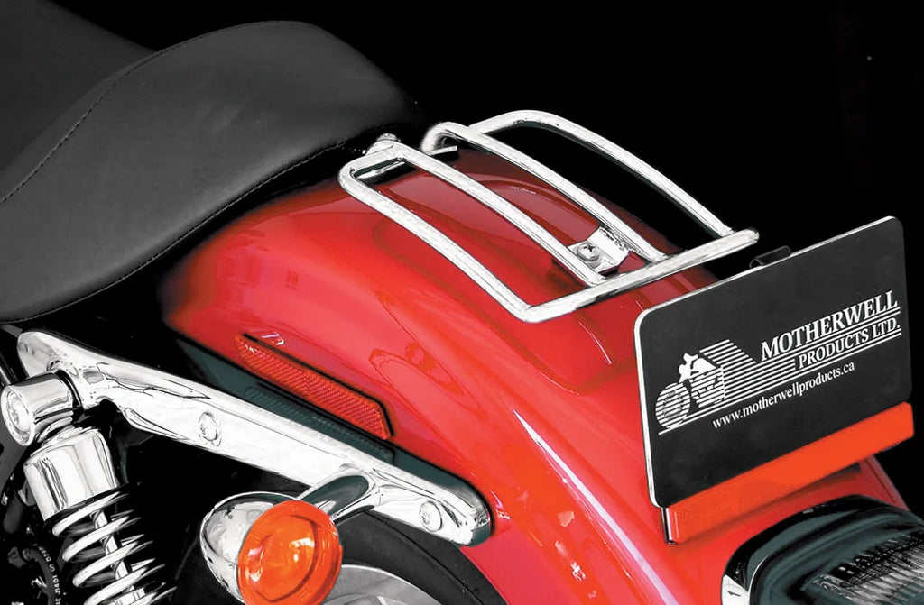 Motherwell Luggage Rack - Chrome - XL MWL-216-CH - Side View