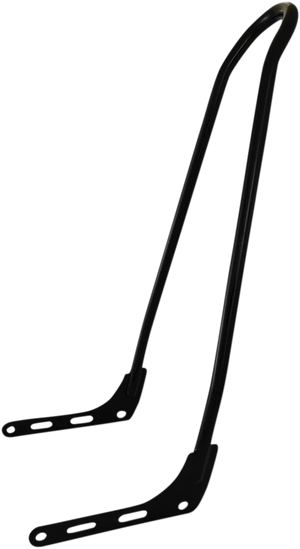 Motherwell One-Piece Sissy Bar - Black MWL-156T-18-MB - Main Product View