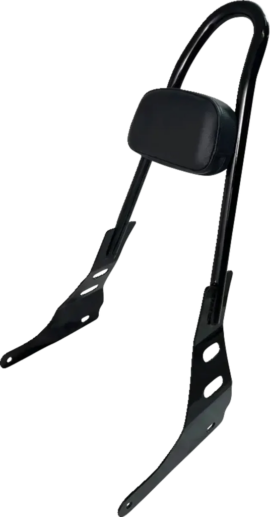 Motherwell One-Piece Sissy Bar - Gloss Black MWL-220-GB. - Main Product View