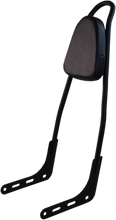 Load image into Gallery viewer, Motherwell One-Piece Sissy Bar - Gloss Black MWL-220-GB. - Installation View