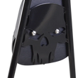 Load image into Gallery viewer, Motherwell One-Piece Sissy Bar - Gloss Black - Skull - With Pad 156T18-GB-SK-WP - Back View