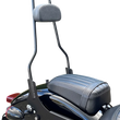 Load image into Gallery viewer, Motherwell Quick Release Sissy Bar - 23" - With Pad - Gloss Black MWL-196-18-GB - Main Product View