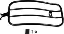 Load image into Gallery viewer, Motherwell Solo Luggage Rack - Gloss Black MWL-227-GB. - Side View