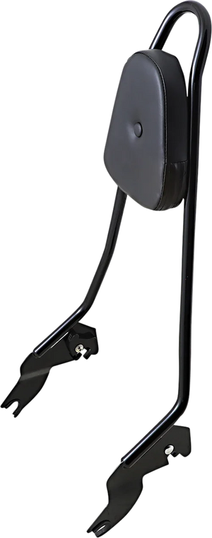 Motherwell Touring Sissy Bar - Gloss Black - 24" MWL-456-GB - Main Product View
