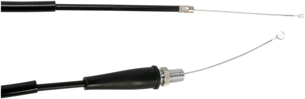 Motion Pro Black Vinyl Throttle Cable - Pull - Husqvarna 10-0062 - Side View