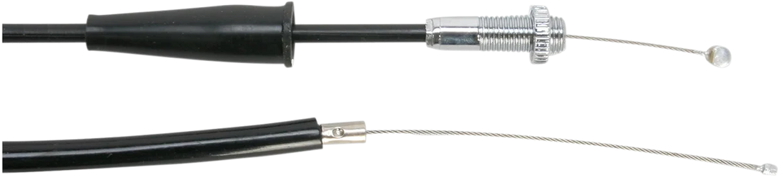Motion Pro Black Vinyl Throttle Cable - Pull - Husqvarna 10-0134 - Side View