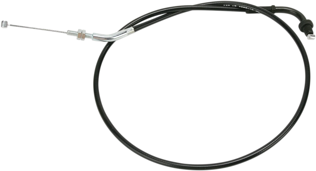 Motion Pro Black Vinyl Throttle Cable - Pull - Universal - Main Product View