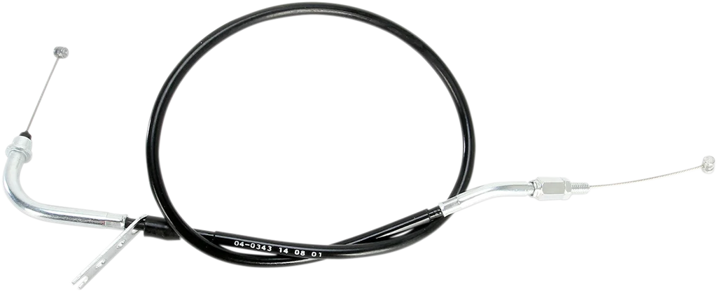 Motion Pro Black Vinyl Throttle Cable - Push - Suzuki 04-0343 - Main Product View