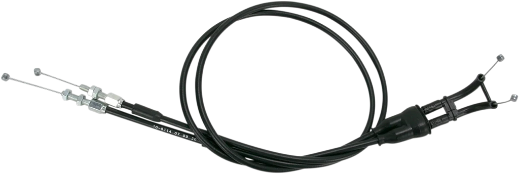 Motion Pro Black Vinyl Throttle Cable - Push/Pull - +3" - KTM 10-0114 - Main Product View