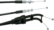 Load image into Gallery viewer, Motion Pro Black Vinyl Throttle Cable - Push/Pull - +3" - KTM 10-0114 - Side View